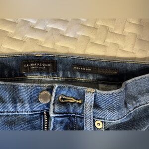 Banana Republic High Rise, Slim Jeans with Classic Indigo Wash